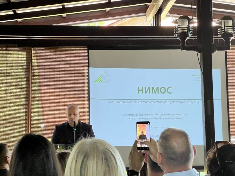 Obraćanje učesnicima promocije