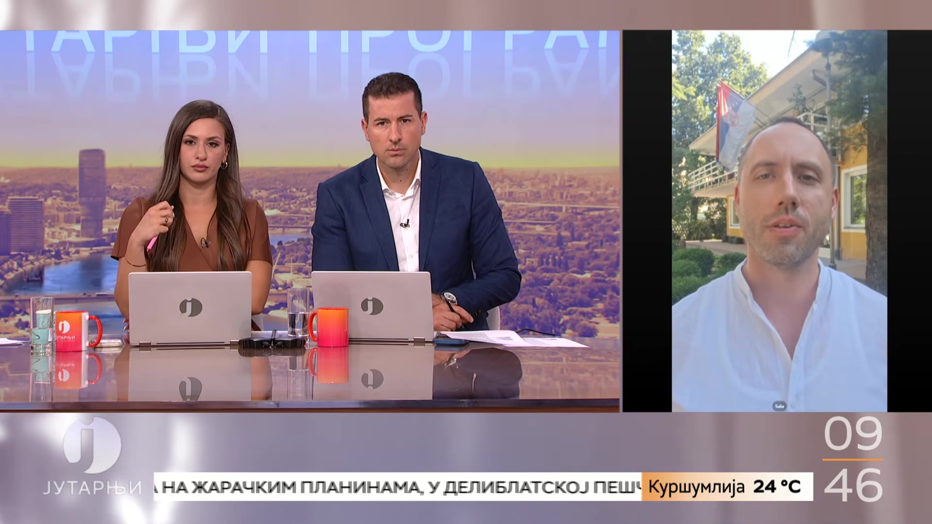 Uključenje dr Dejana B. Stojanovića u Jutarnji program RTS-a, 10. avgust 2026
